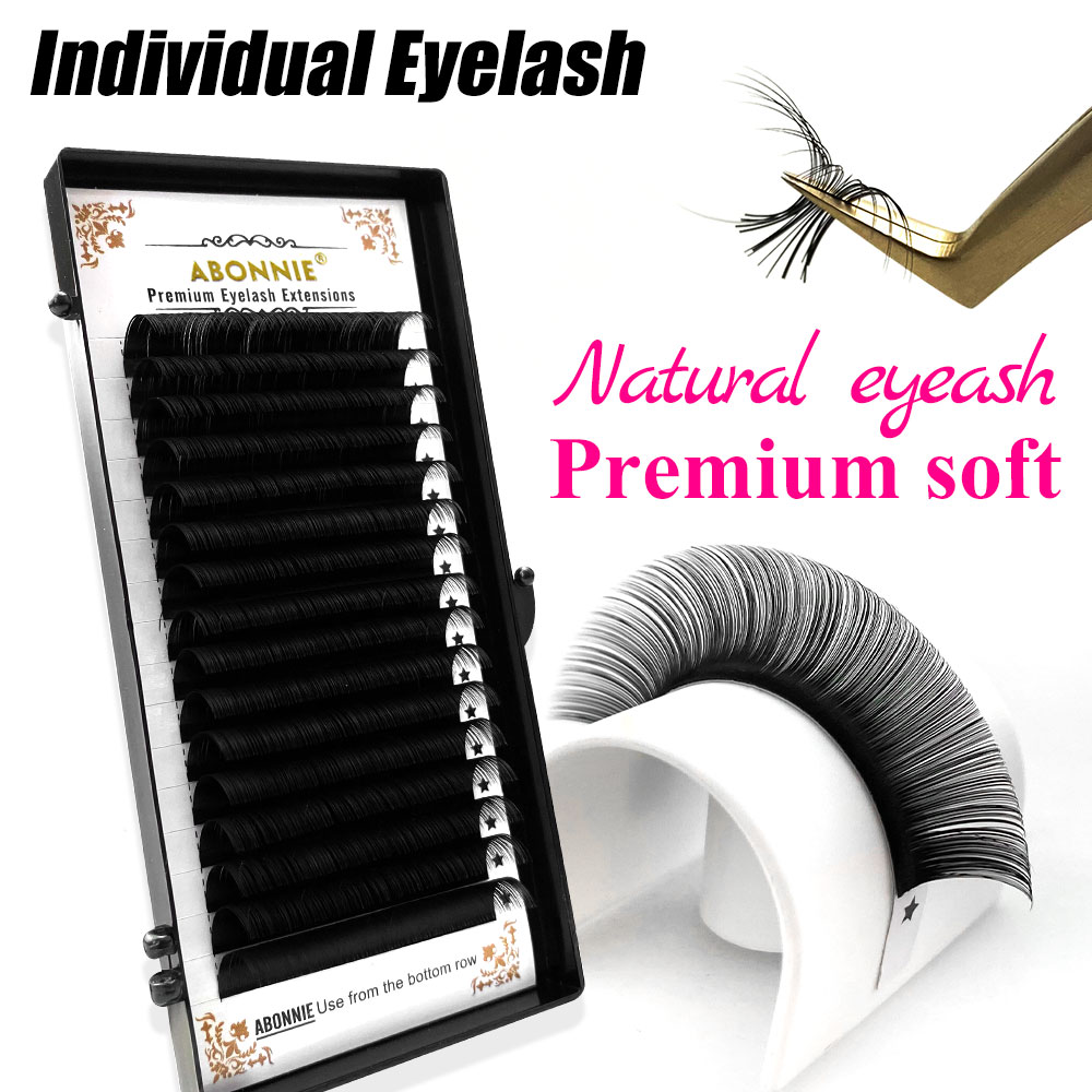Eyelash Extension Natural Classic - Abonnie 16 Sıralı Klasik İpek Kirpikler