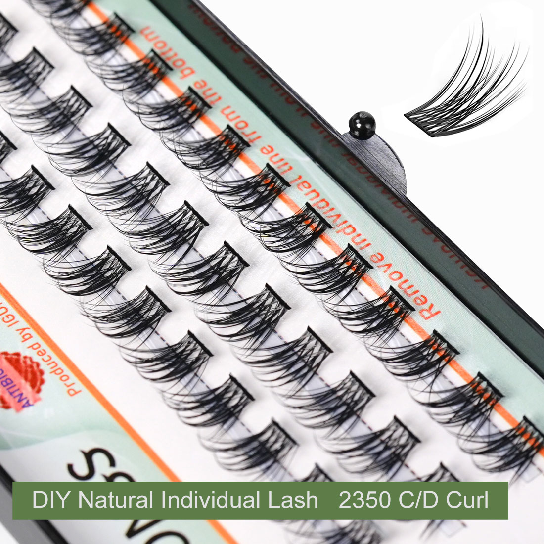 OEM ODM Kirpik Demetleri DIY T - Eyelash Extension Human Hair incelemesi ve fiyatı
