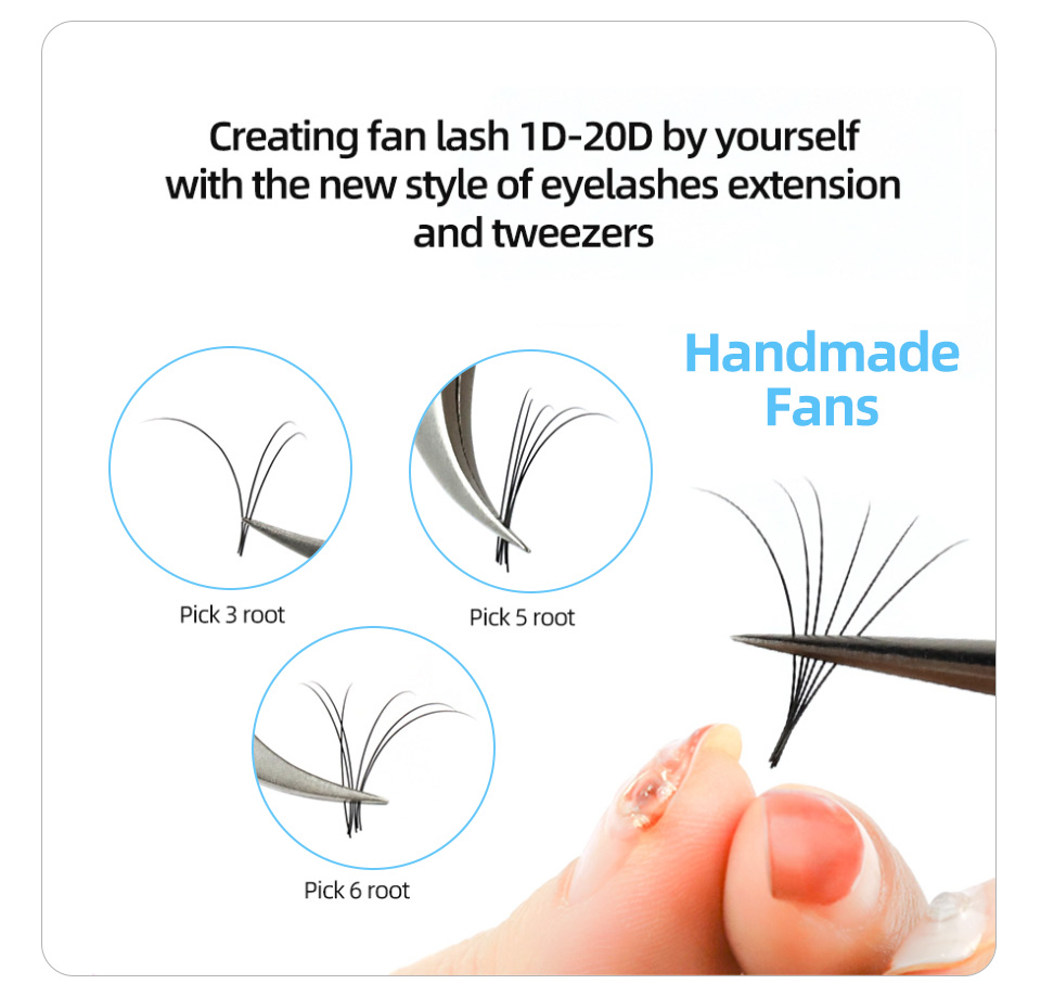 AGUUD 16 satırlar uzun 16-20mm - Eyelash Extension Human Hair incelemesi ve fiyatı