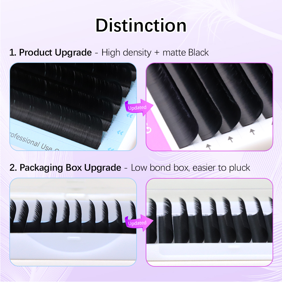 AGUUD 5 tepsiler/lot YENI Süpe - Eyelash Extension Natural Classic incelemesi ve fiyatı