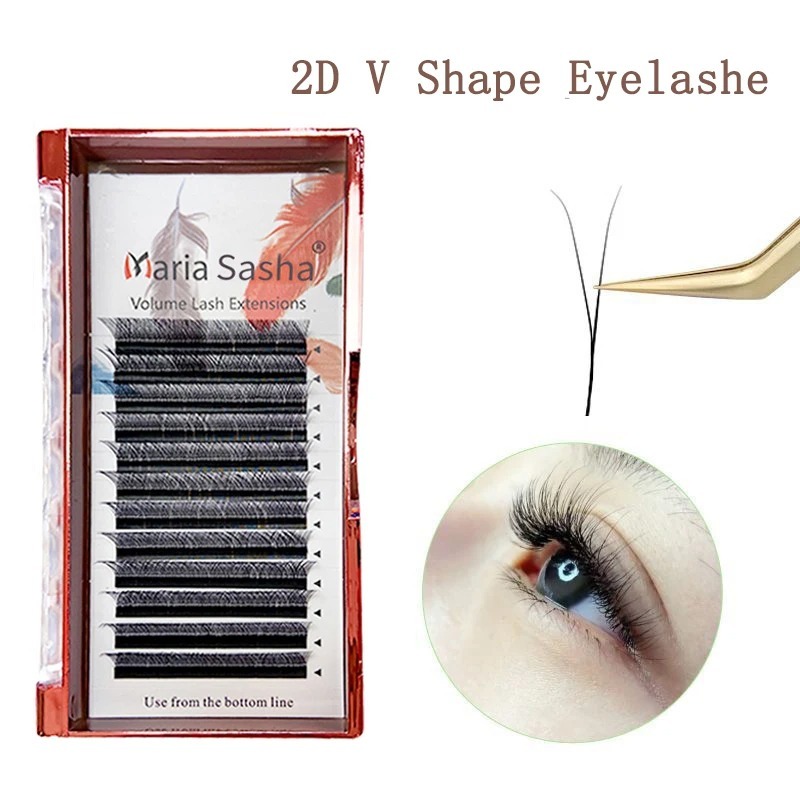 MARIA 2D Y Şekli Kirpik El Pre - Eyelash Extension Human Hair incelemesi ve fiyatı